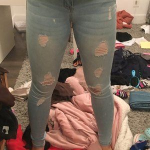 Size 00 skinny jeans